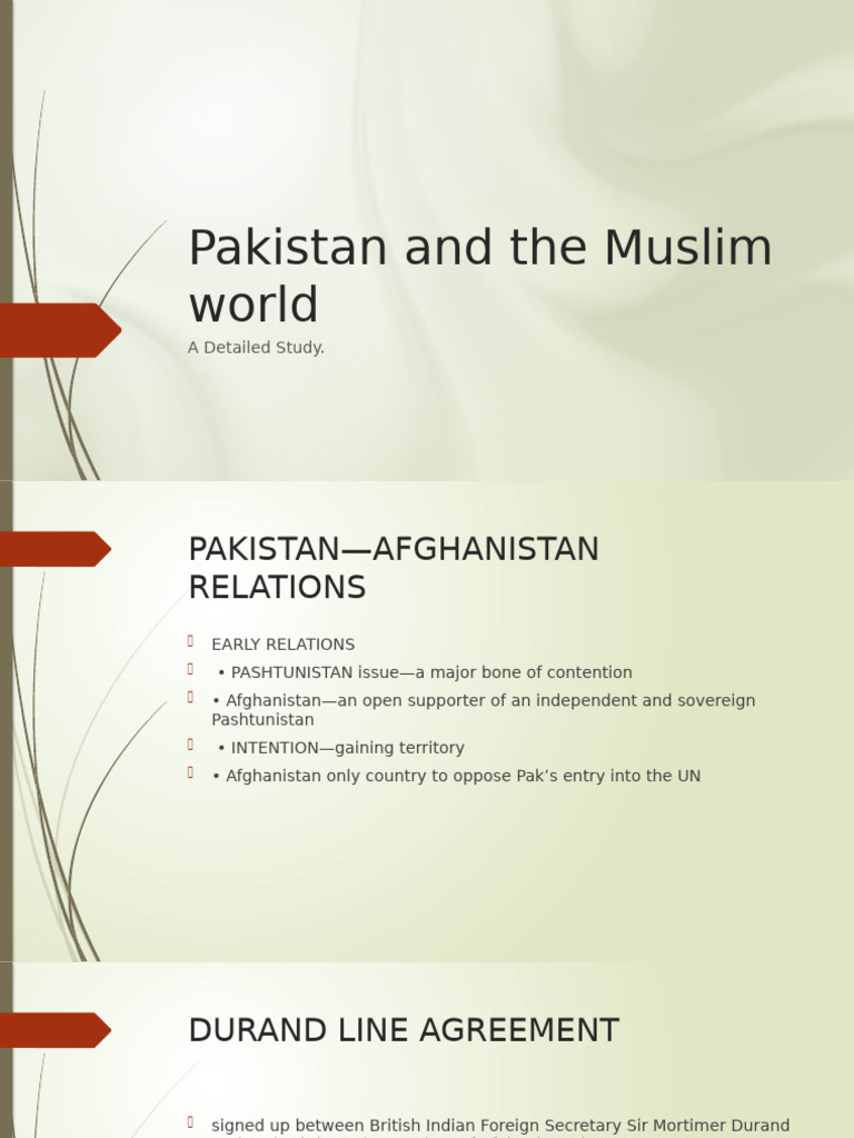 Pakistan and Muslim World 20112024 085736am | PDF | Pakistan | Afghanistan