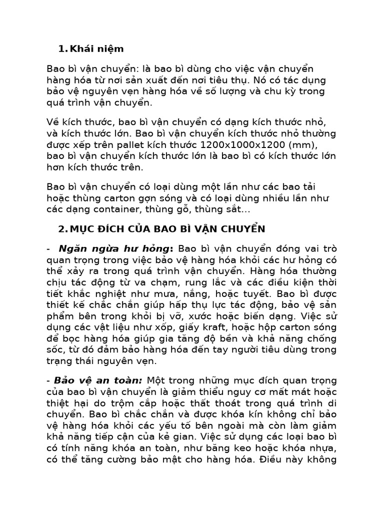 1. Khái niệm: Ngăn ngừa hư hỏng | PDF