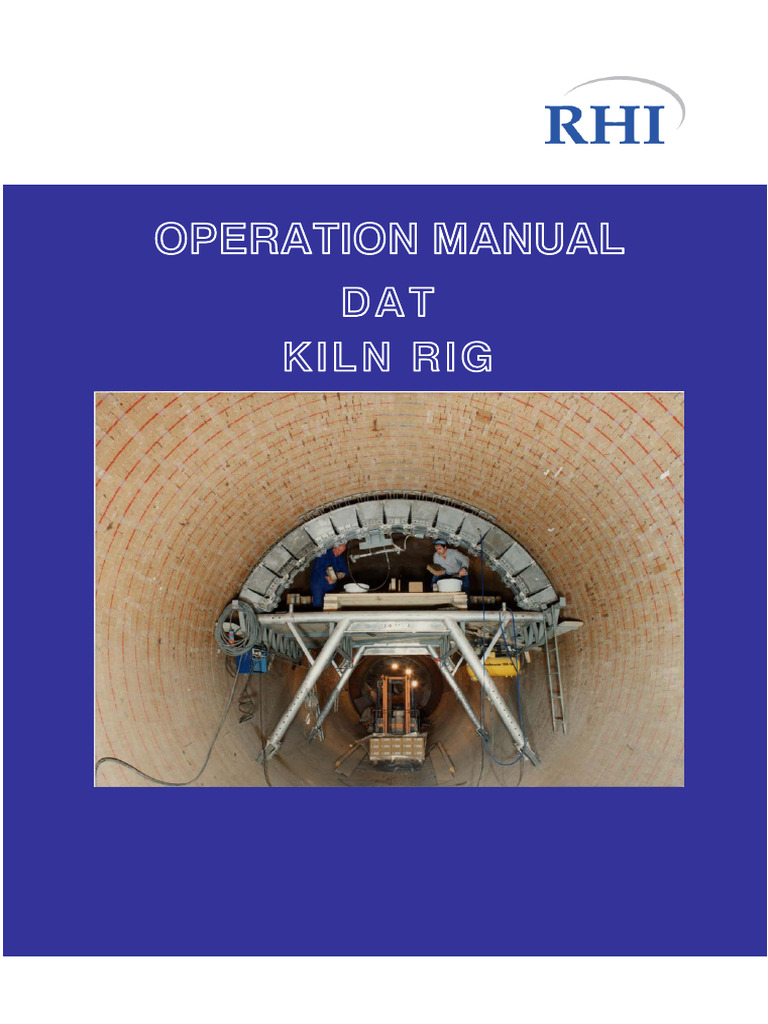 DAT Kiln Rig Operation Manual | PDF | Screw | Lubricant