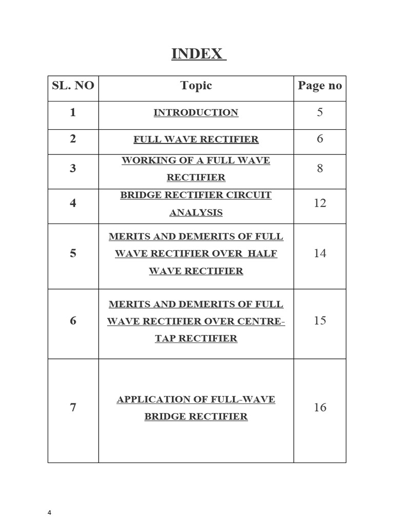 Full Wave Rectifier Overview and Analysis | PDF | Rectifier | Diode