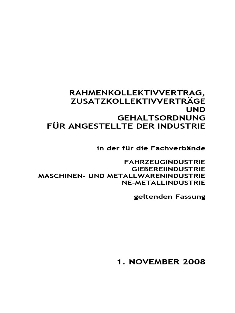 KV Angestellte 2008 | PDF
