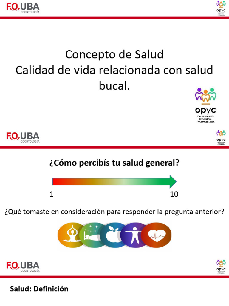 Salud Bucal y Calidad de Vida | PDF | Calidad de vida | Bienestar