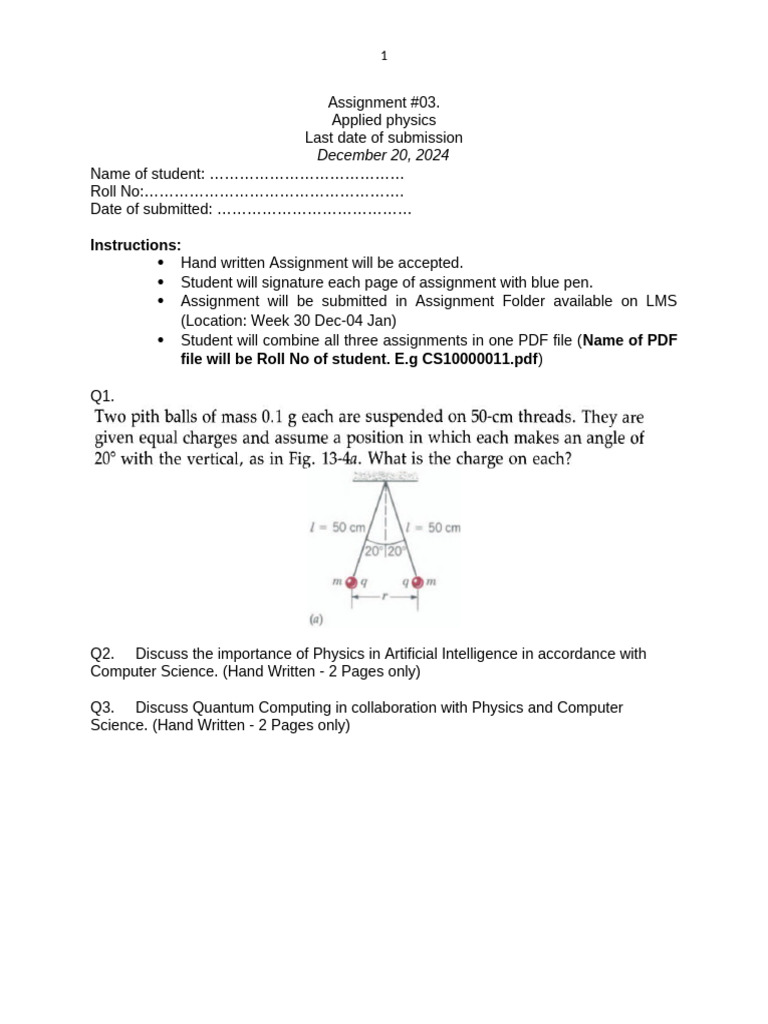 Assignment 3 | PDF