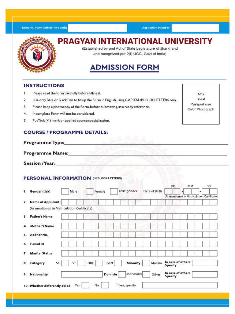 Pragyan International University Overview | PDF