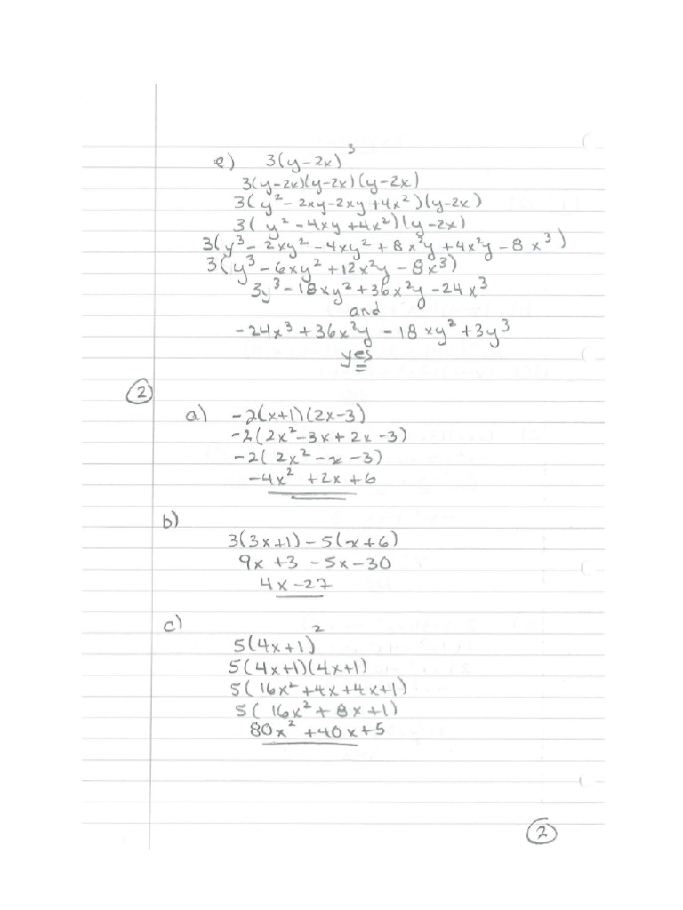 Math Polynomials | PDF