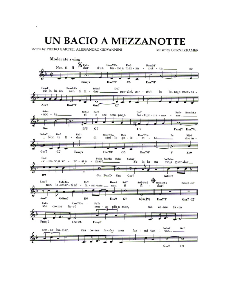 Un Bacio | PDF