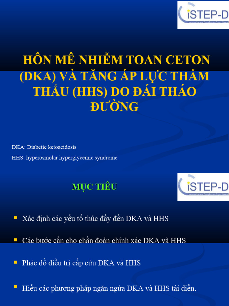 (nội tiết slide) DKA và HHS | PDF