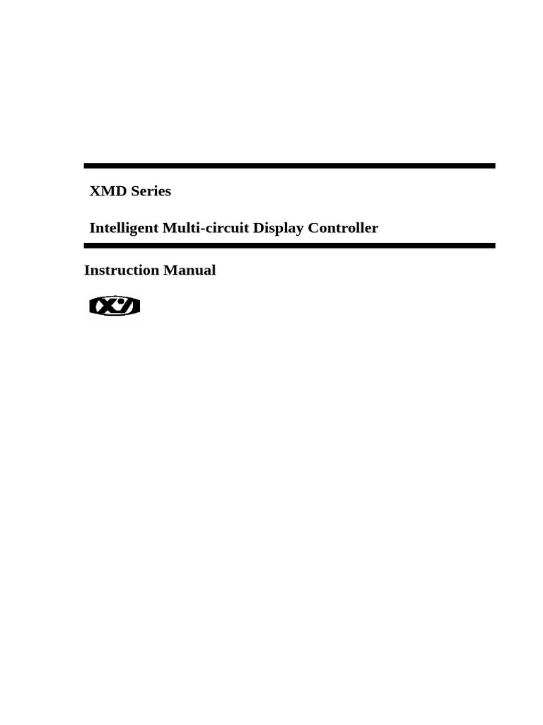 XMD Series Temperature Controller Manual | PDF | Power Supply ...
