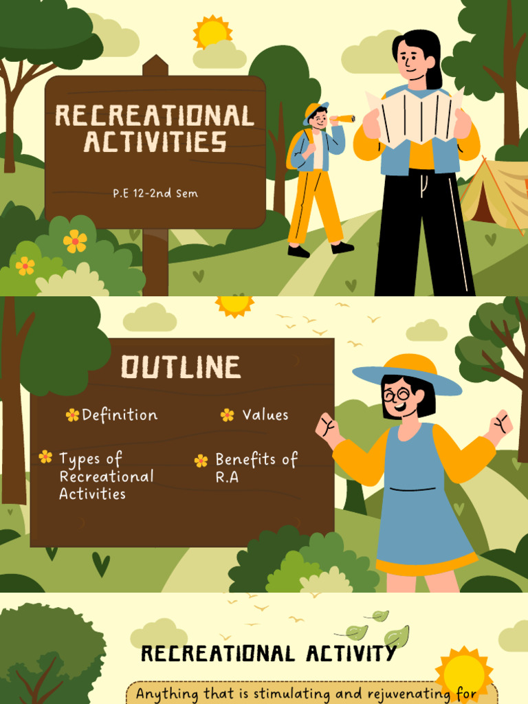 Benefits and Types of Recreational Activities | PDF