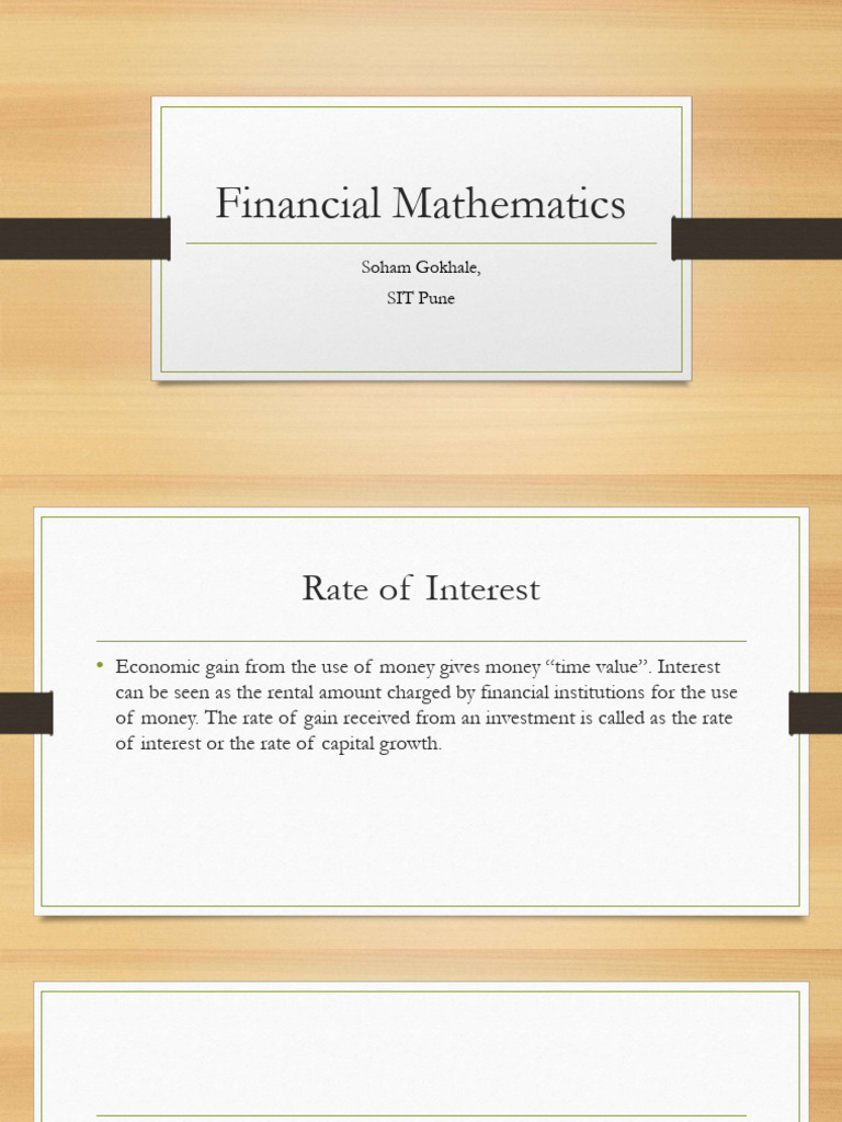 FM Unit 2 | PDF | Interest | Compound Interest