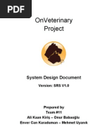 Onveterinary Project: System Design Document