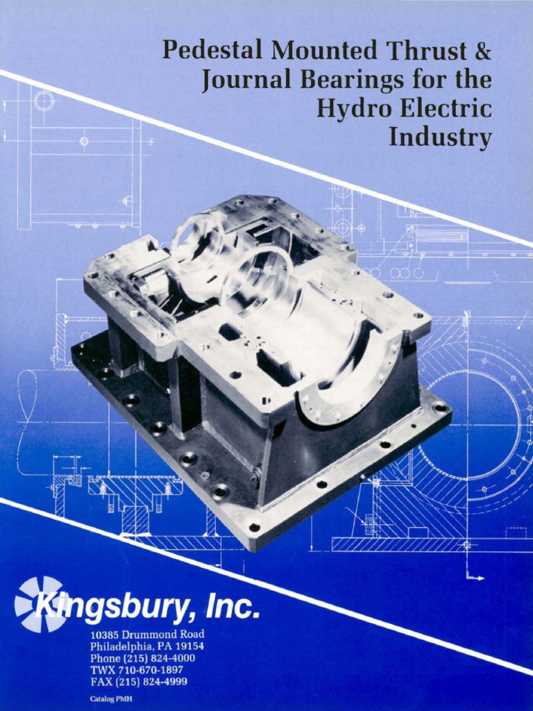 Hydro Electric Thrust & Journal Bearings | PDF | Bearing (Mechanical ...