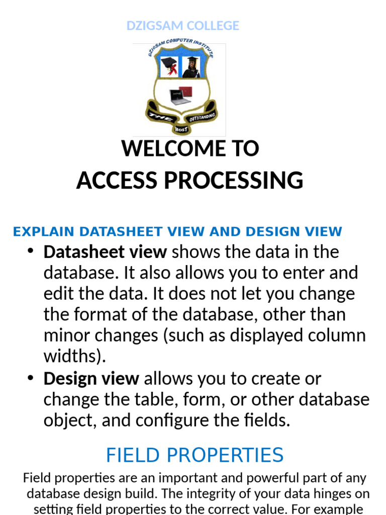 Access | PDF | Databases | Table (Database)