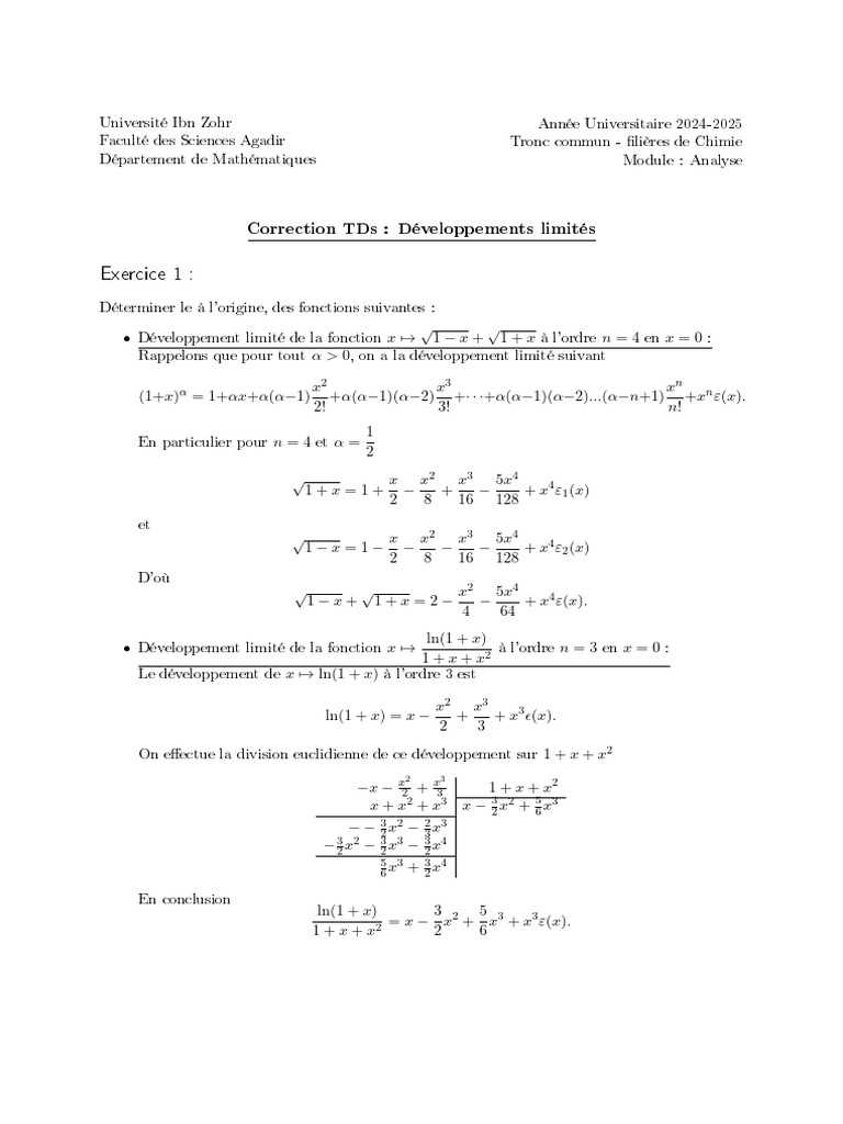 TD3 (Correction) | PDF | Relations mathématiques | Objets mathématiques