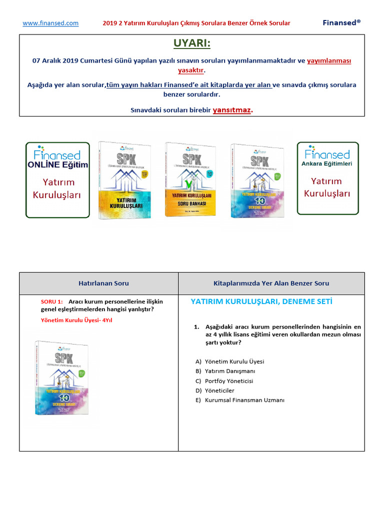 2019 2 Yk Sorular 2 | PDF