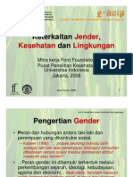 4keterkaitan Gender Kesehatan Lingkungan