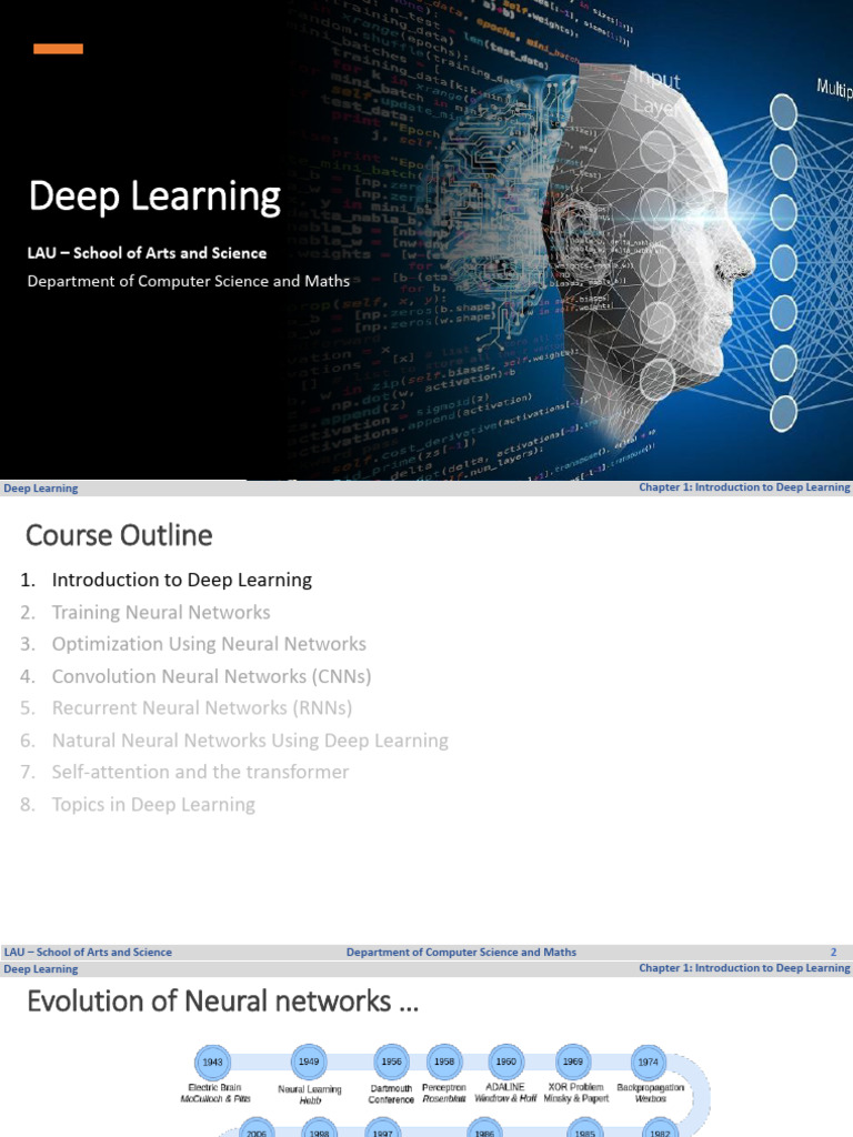 Intro_deep_learning_week_1 | PDF | Artificial Neural Network | Deep ...