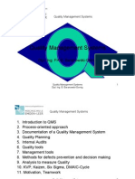 Quality Management Systems: Dipl. Ing. FH B. Baranowski-Gornig