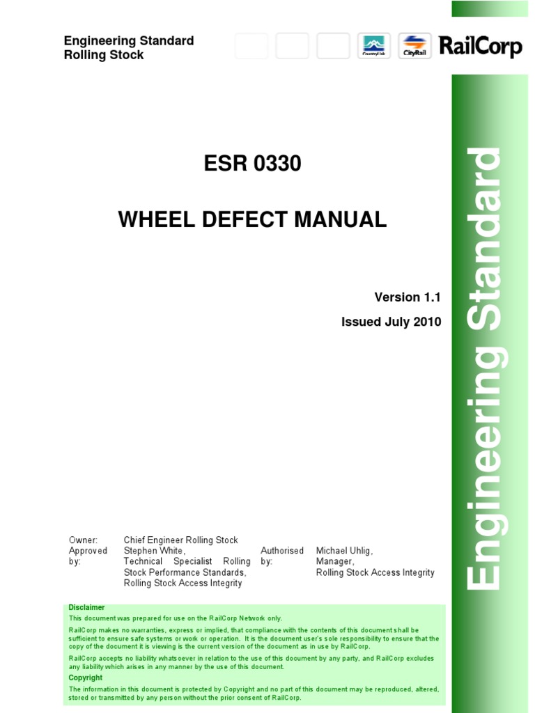 Wheel Defect Manual | PDF