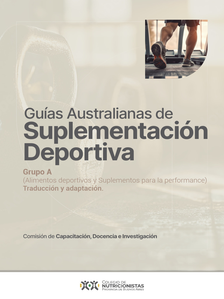 Suplementos Deportivos: Guía AIS Argentina | PDF | Carbohidratos ...