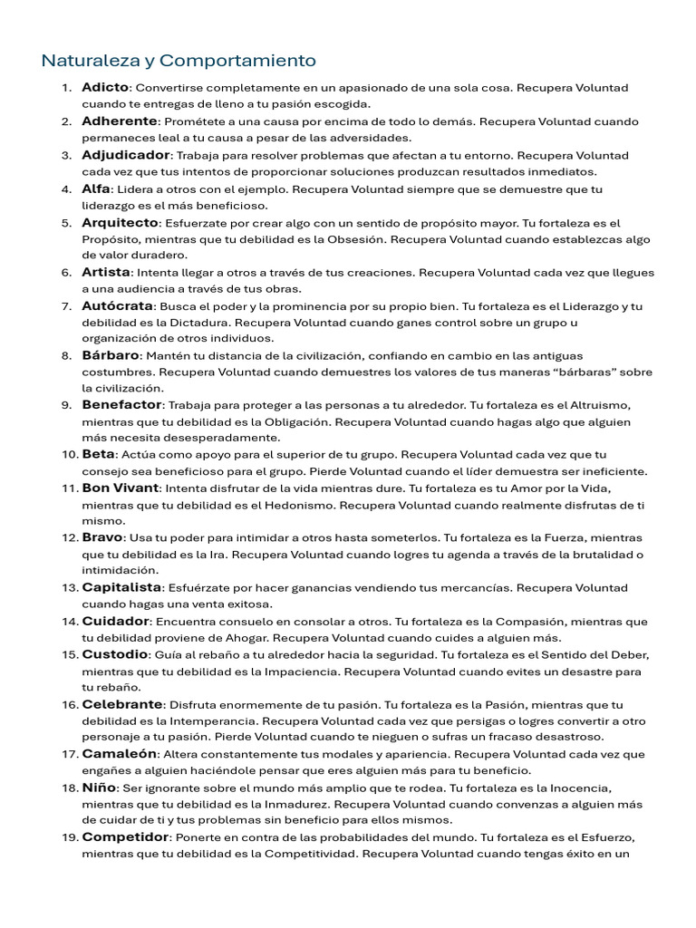 Char Naturaleza y Comportamiento | PDF