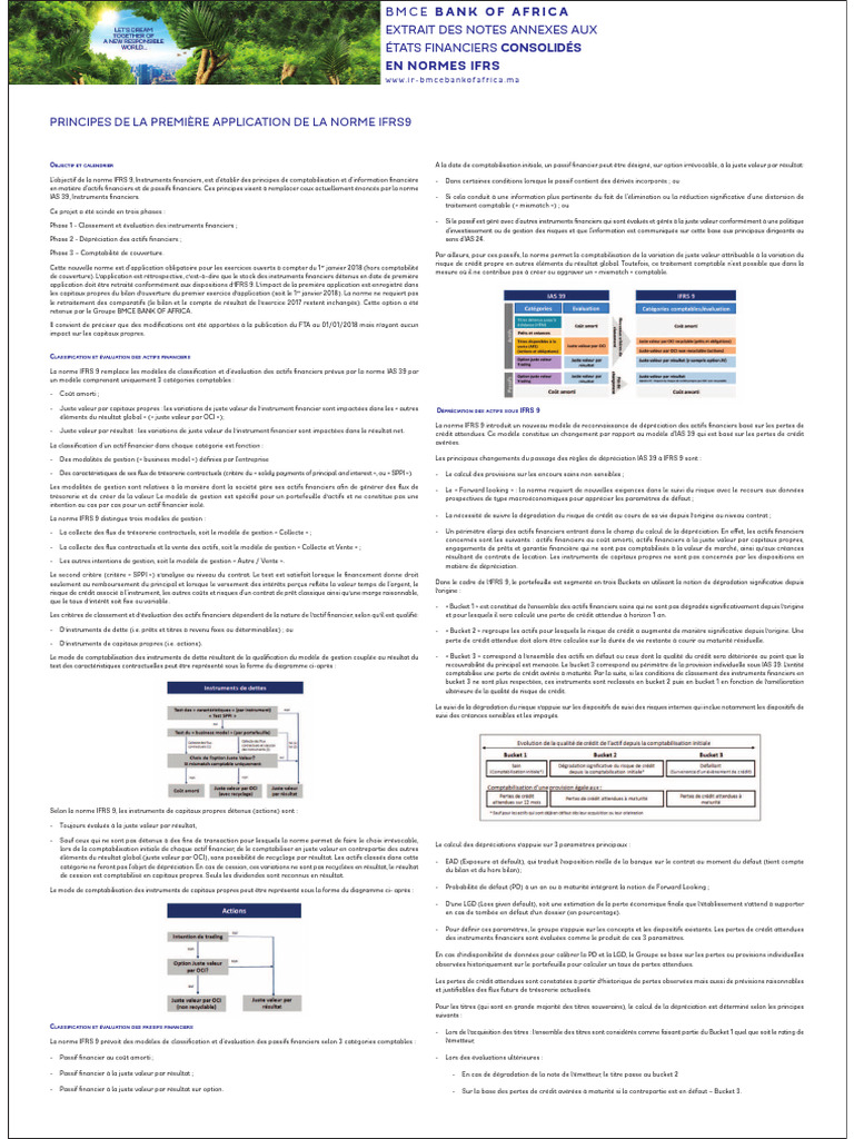 BMCE Conso S1 18 | PDF | Normes internationales d'information ...
