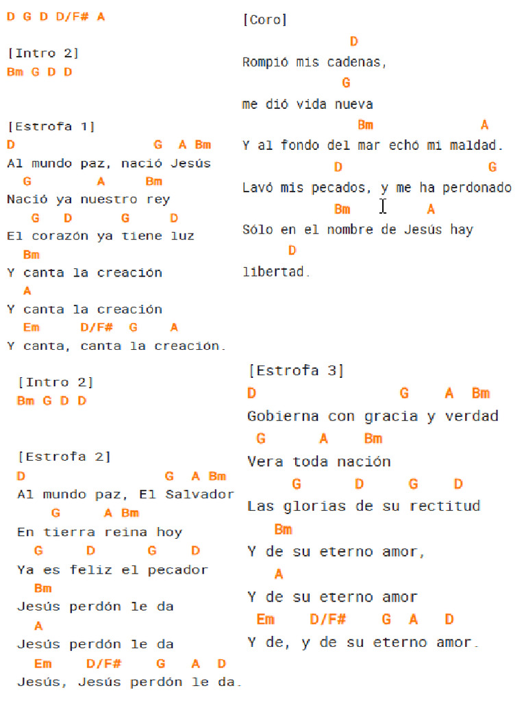 Letra Almundopaz Hay Libertad Guitarra | PDF