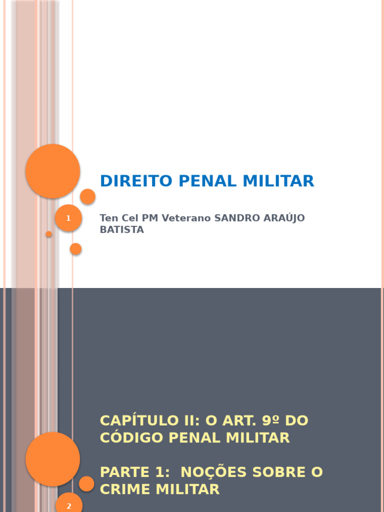 Comentários sobre o Art. 9 do CPM | PDF | Crimes | Crime e Violência