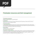Chapter 3 - Fresh Water Resources and Their Management