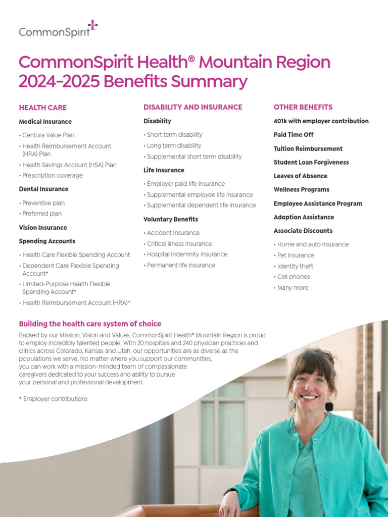 CS BenefitsSummary Flyer | PDF | Insurance | Health Savings Account