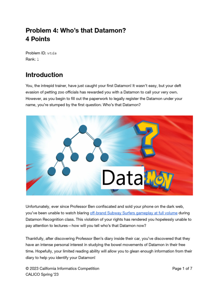 Identify Your Datamon Species | PDF | Computer Science | Software ...