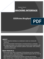 BRAIN-MACHINE INTERFACE - Seminar Topics for Electrical Engineering - EEERulez.blogSpot.in