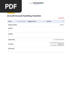 Ramp Handling Safety Checklist | PDF | Aviation | Transport