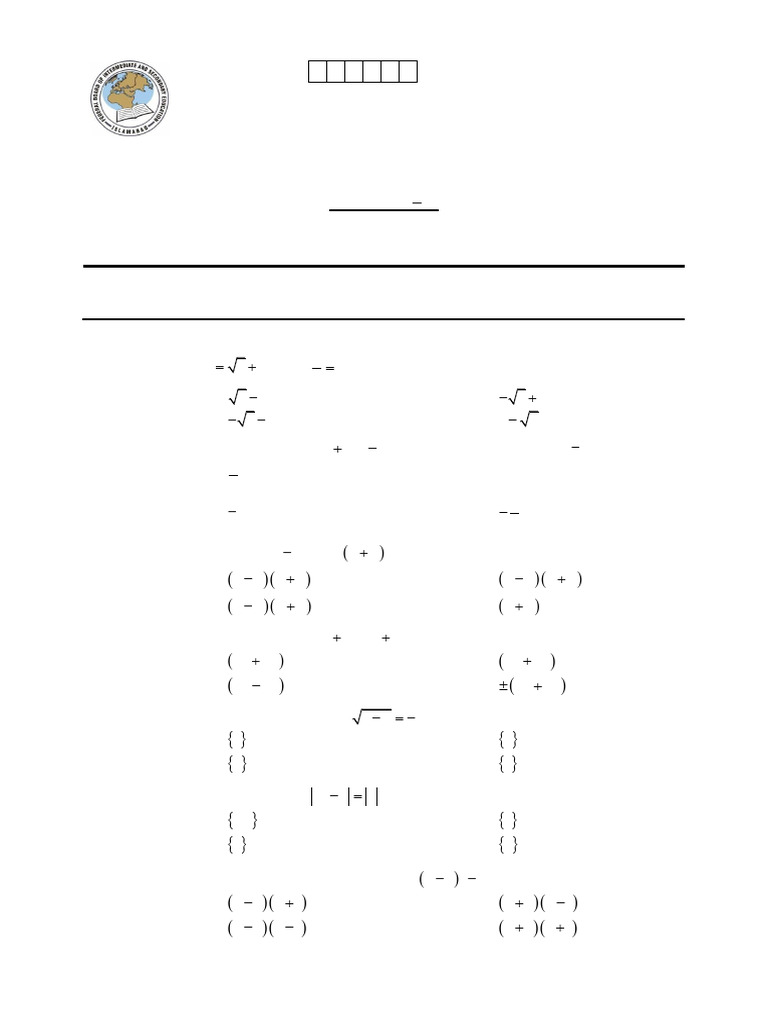 Coordinate Geometry Exam Paper | PDF | Factorization | Matrix (Mathematics)