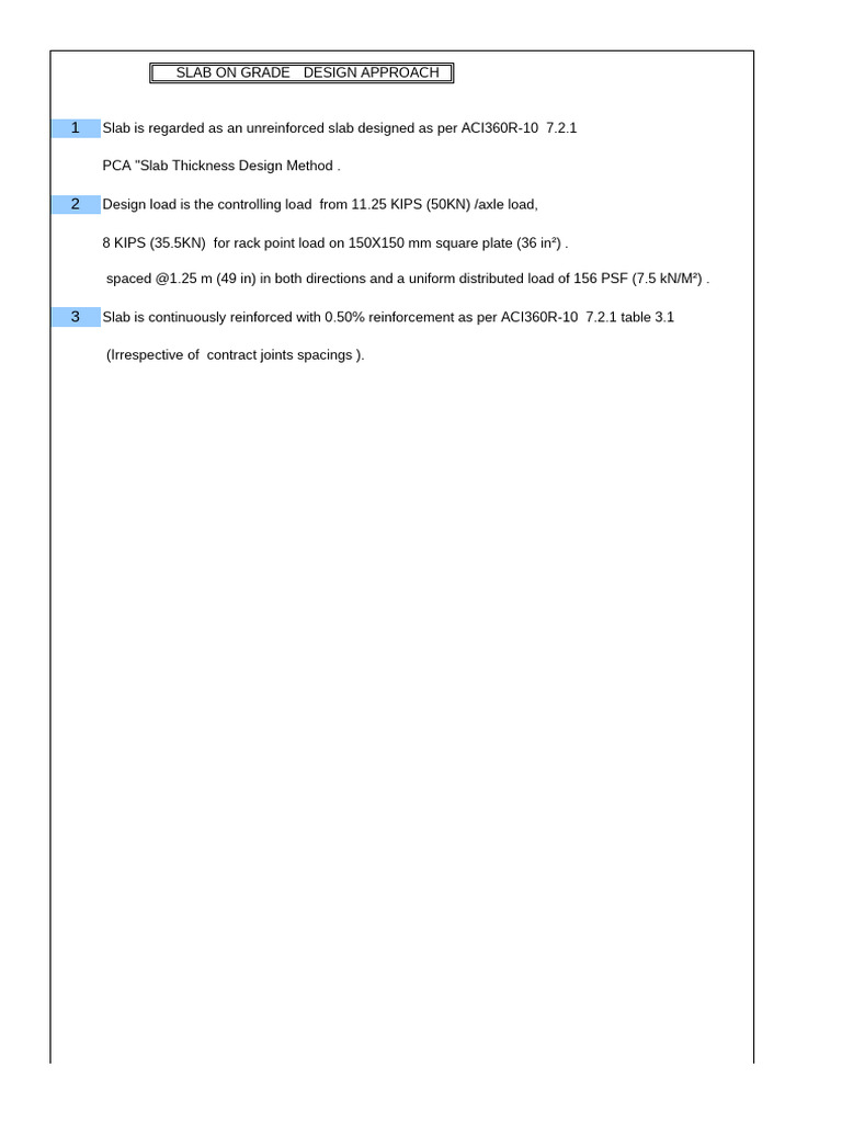 SOG Slab Thickness Design Analysis | PDF | Young's Modulus | Mechanical ...