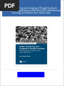 PDF Radar Scattering and Imaging of Rough Surfaces: Modeling and Applications with MATLAB® (SAR Remote Sensing) 1st Edition Kun-Shan Chen download