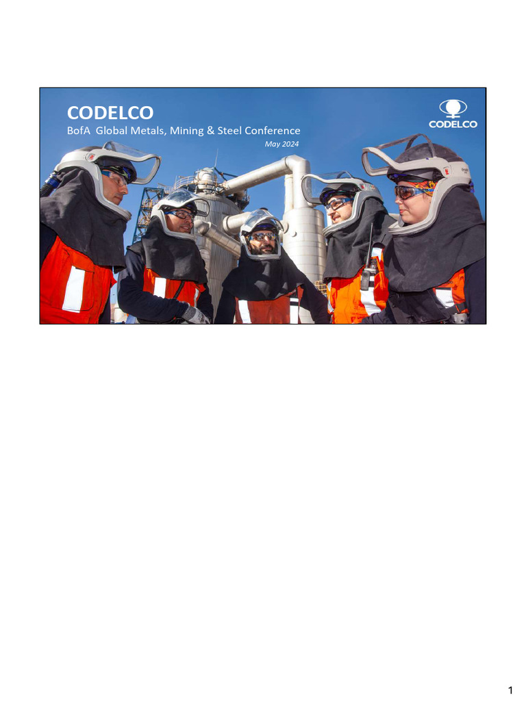 2024 05 Codelco Bofa 2100 Con Script | PDF | Mining