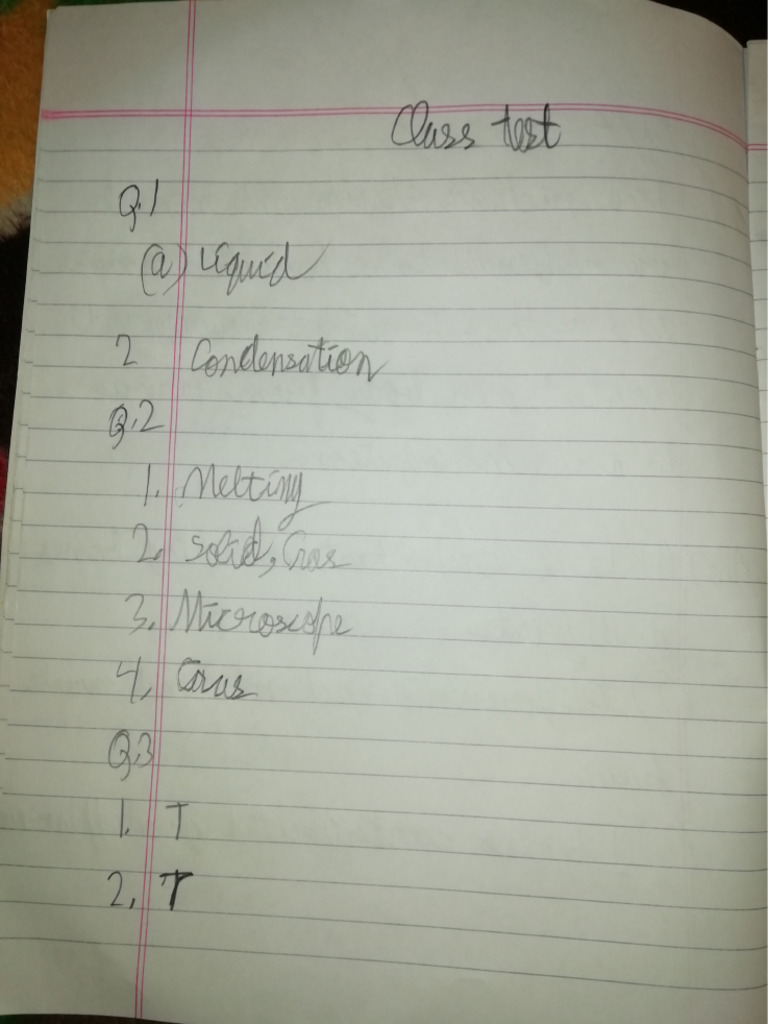 Science Class Test by Sidak | PDF