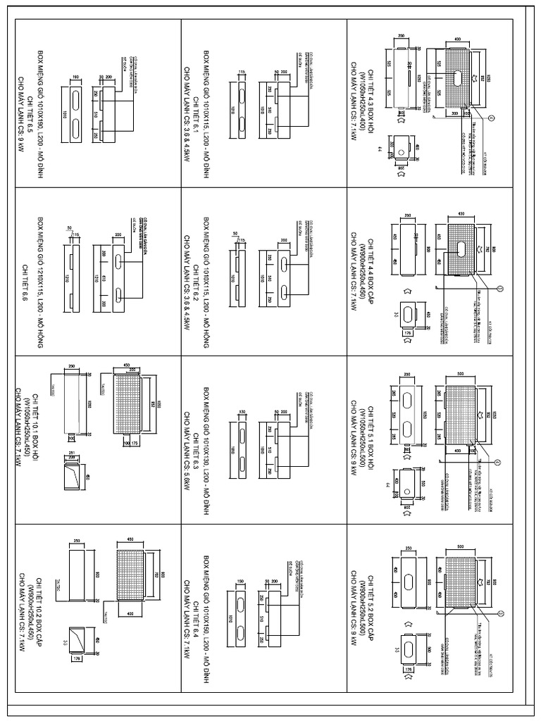 Chi Tiết Box Gió & Miệng Gió - Layout1 | PDF
