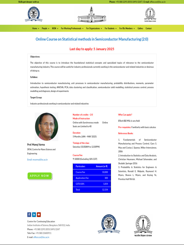 STATISTICAL METHODS IN MANUFACTURING intelligence overview