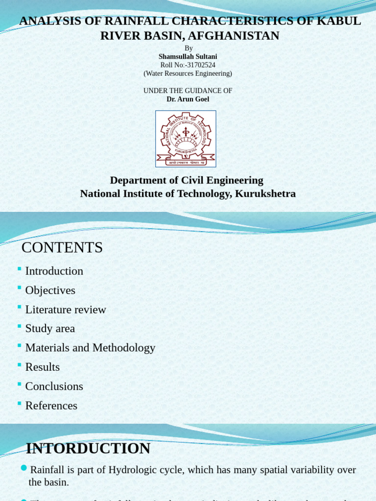 Rainfall Analysis in Kabul Basin | PDF | Cross Validation (Statistics ...