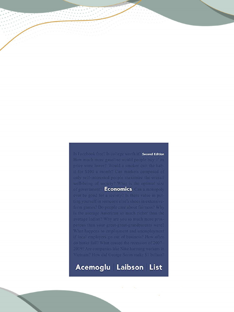 Download Full (Original PDF) Economics 2nd Edition by Daron