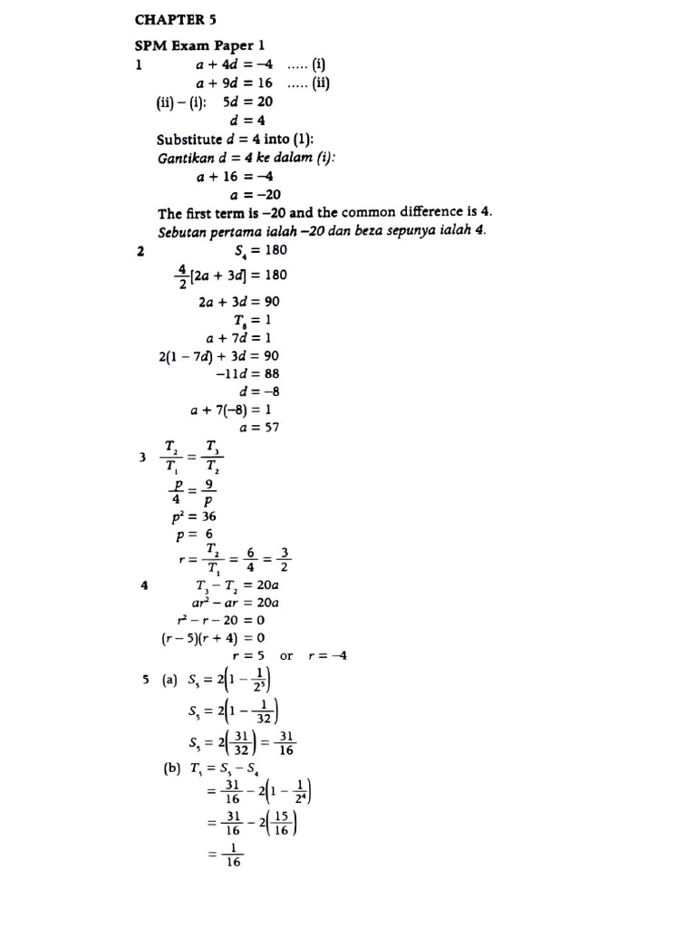 Add Math Form 4 C5 C6 C9 | PDF | Mathematical Analysis | Functions And ...