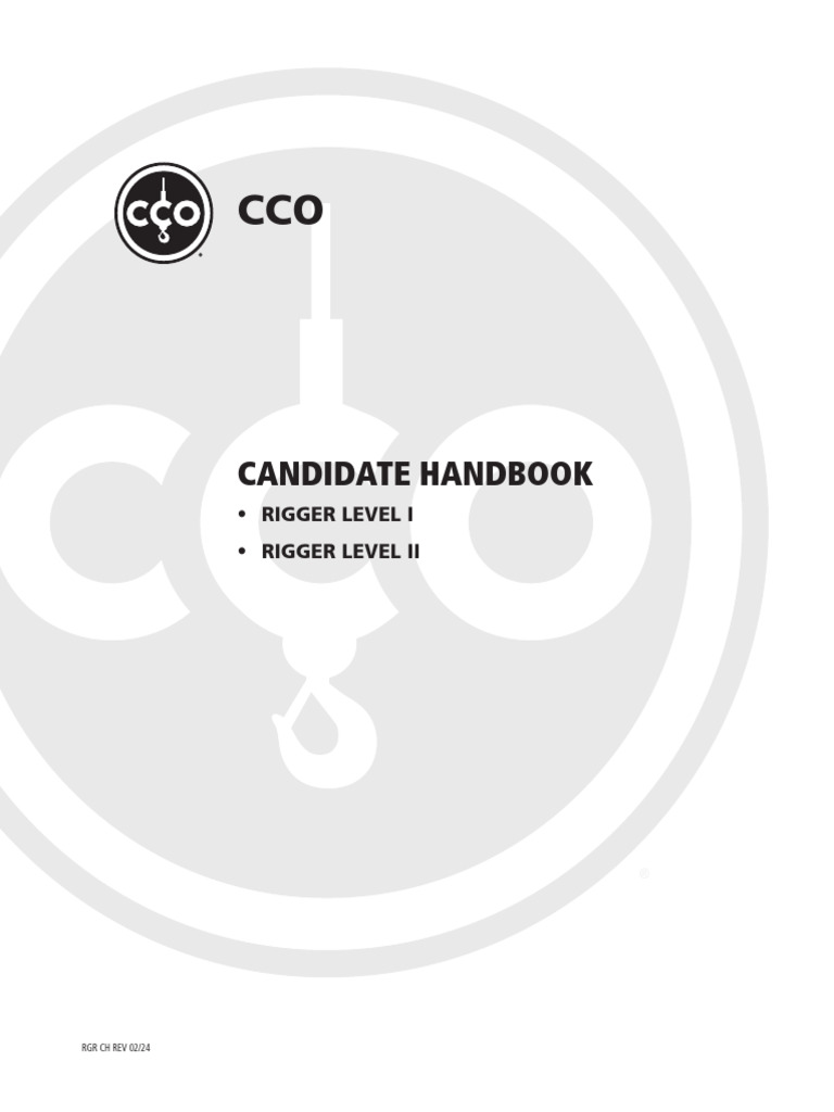 Rigger Candidate Handbook - 020524a | PDF | Knot