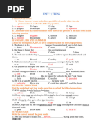 Tiếng Anh 8 I-Learn Smart World - Luyện Tập - Unit 8 | PDF