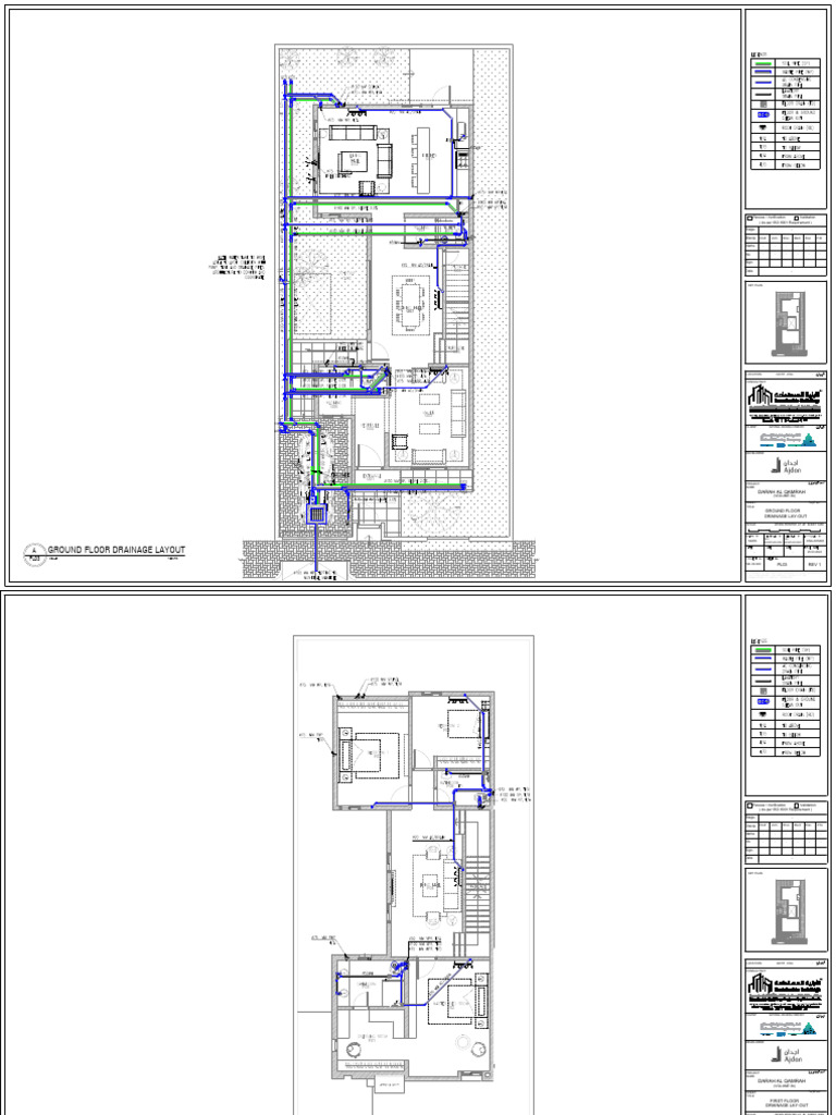Drainage and Water Supply Layouts | PDF