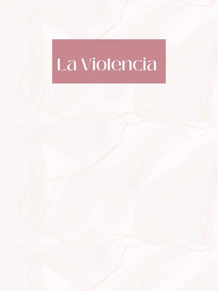 Causas y Consecuencias de la Violencia | PDF | Violencia | Depresión ...