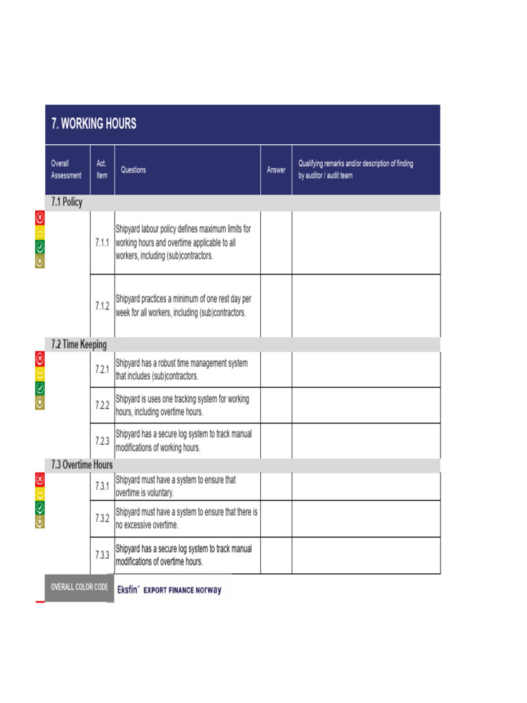 Working Hours | PDF