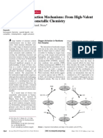 Bioinorganic Reaction Mechanisms: From High-Valent Iron To Bioorganometallic Chemistry