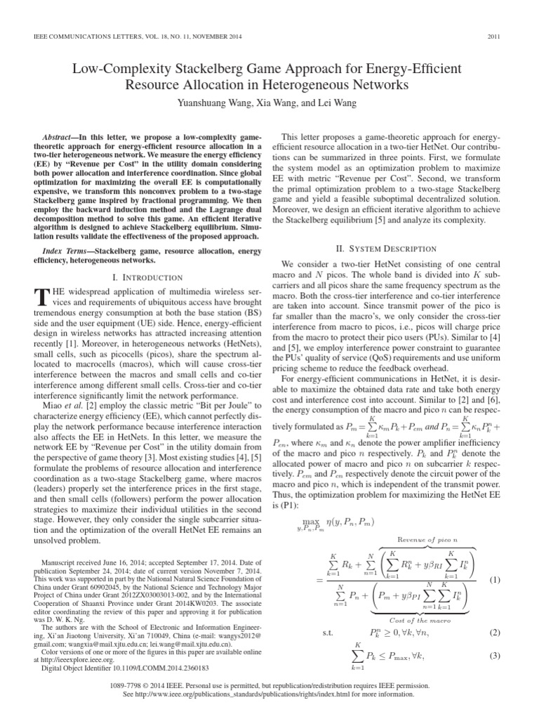 Ref.06 Low-Complexity - Stackelberg - Game - Approach - For - Energy ...